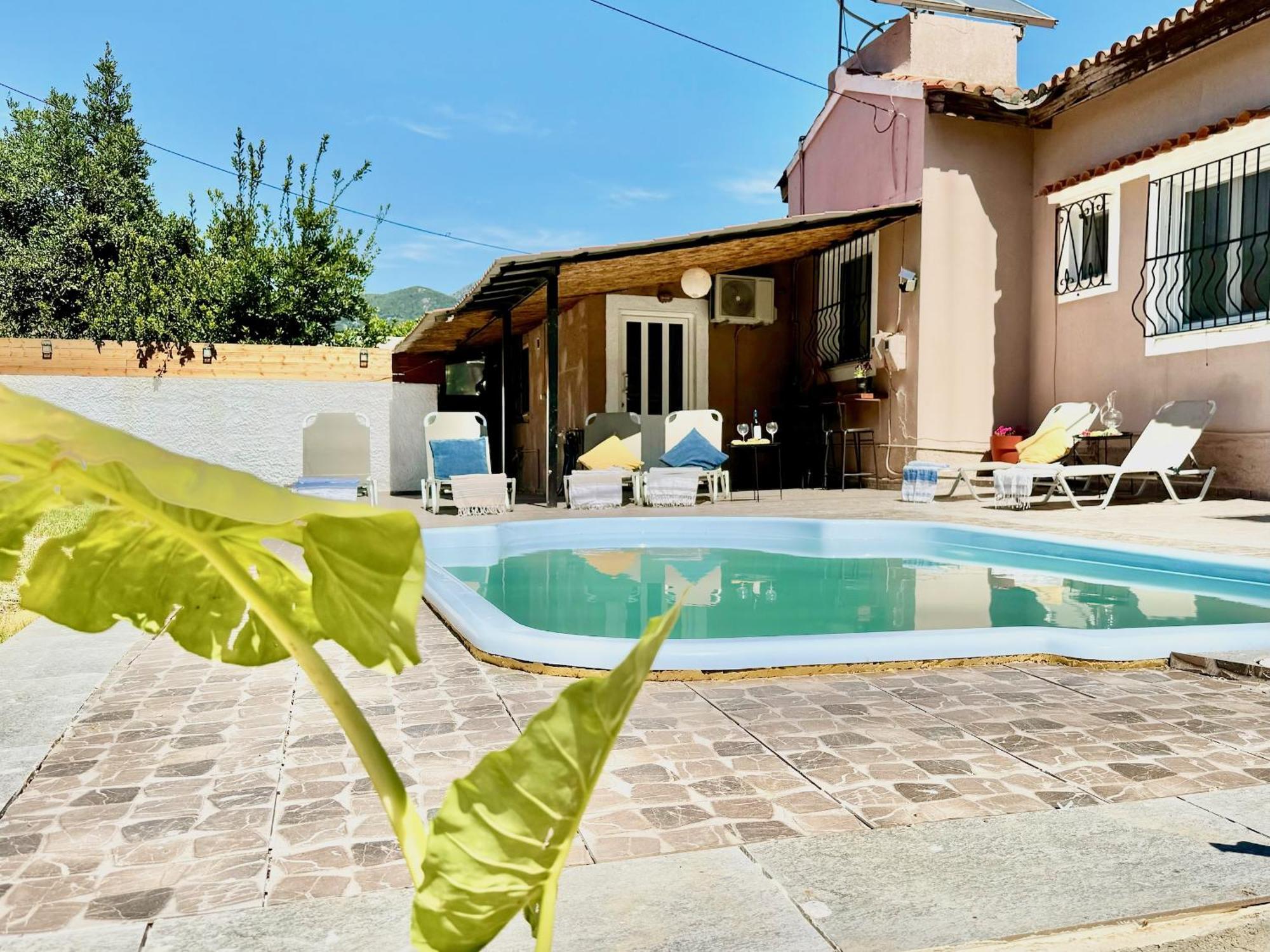 Beach Villa Night Flower With Private Pool By Dadovillas Dassia  Dış mekan fotoğraf